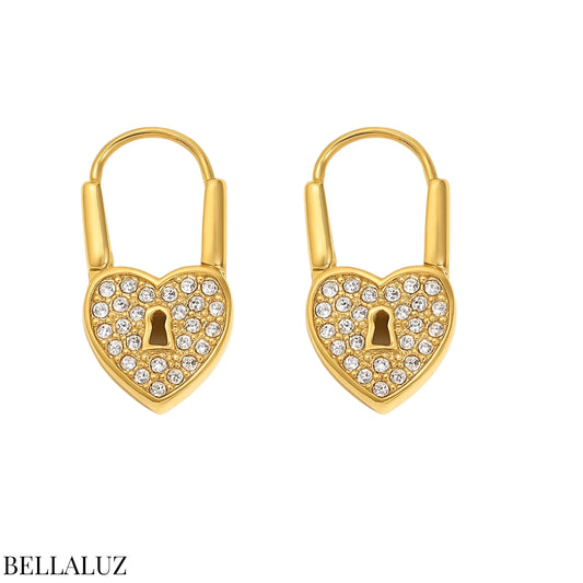 Orecchini Cuore-Lock Bold™